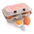 thumbnail image 1 of Juego de simulación de huevos de madera para niños juguete Montessori Ehuebsd  de 6 piezas para cocina comida y comida, 1 of 8