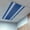 Blue White, variant on Sage Green Fluorescent Light Covers, Farmhouse Sage Green White Striped Magnetic Light Covers for Ceiling Lights, Fluorescent Ceiling Shade Filters for Classroom Bedroom Office 4x2Ft x 1PCS
