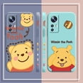 thumbnail image 5 of Case For Xiaomi 13 12 12S 11 11T 10 10S 9 9SE 8 Pro Ultra Lite Colour Simple Liquid Silicone Case Anime Winnie Pooh And Piglet, 5 of 5