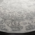 thumbnail image 2 of SAFAVIEH Adirondack Zoey Traditional Faded Area Rug, Ivory/Silver, 4' x 4' Round, 2 of 7