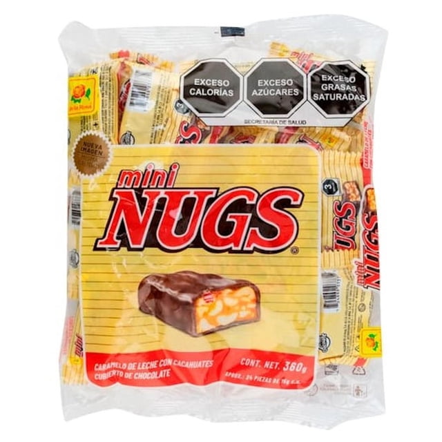 Pack de 18 Chocolate de la Rosa Mini Nugs de 24 pzas de la Rosa 24pzas
