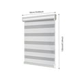 thumbnail image 2 of Light Filtering Window Blinds for Home Easy Install Privacy Shades Layered Window with No Drill Requirement for Practical Comfort, 2 of 8