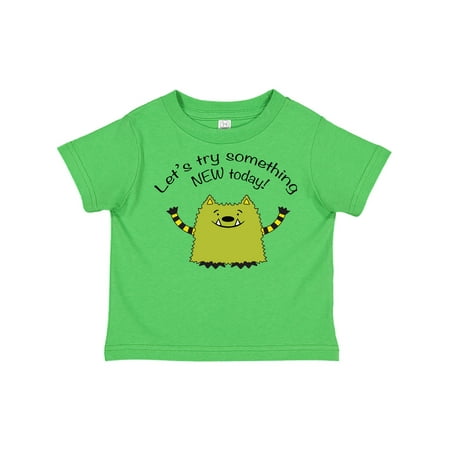 

Inktastic Whatif Monster Try Something New Gift Toddler Boy or Toddler Girl T-Shirt