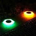thumbnail image 7 of Matoen Solar Ground Lights, Solar Powered Disk Lights Outdoor Waterproof Garden Landscape Lighting for Yard Deck Lawn Patio Pathway, 7 of 7