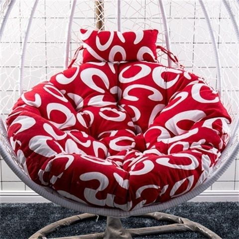 Cojines suaves para silla colgante, cojín para asiento de columpio, textil para el hogar, jardín, interior, exterior, decoración de balcón Fivean unisex