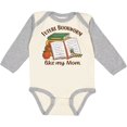 thumbnail image 3 of Inktastic Future Bookworm Like My Mom Boys or Girls Long Sleeve Baby Bodysuit, 3 of 5