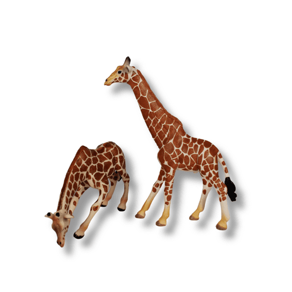 ZAGA Toys Graceful Giraffe Pair Figurine Set