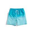 thumbnail image 2 of Yunliwuli Men's Summer Casual Beachwear Shorts Gradient Color Drawstring Swim Trunks Sports Shorts, 2 of 5