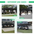 thumbnail image 6 of 10'x20' Pop Up Canopy Tent with 6 Sidewalls, Ez Pop Up Outdoor Canopy for Parties, Waterproof Commercial Tent with 3 Adjustable Heights, Carry Bag, 6 Sand Bags, 6 Ropes and 12 Stakes, Blue, 6 of 8
