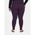 thumbnail image 3 of Terra & Sky Women's Plus High Rise Leggings, 27” Inseam, Sizes 0X-4X, 3 of 5