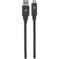 thumbnail image 2 of Manhattan SuperSpeed USB C Device Cable USB 3.2 Gen 1, Type-A Male to Type-C Male, 5 Gbps, 6 ft., Black, 2 of 5