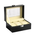 thumbnail image 1 of Awdenio 2/3/4/5/6 Slots Wrist Watches Jewelry Display Storage Organizer Leather Box Case, 1 of 1