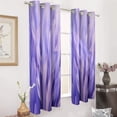 thumbnail image 3 of Purple Lavender Blackout Curtains Window Drapes Room Darkening Thermal Insulated Grommets Blackout Curtains, for Living, Dining, Bedroom,2 Panels, 3 of 6