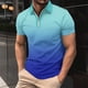 thumbnail image 2 of Camisetas de Manga Larga para Hombres Casual Impreso Girar Abajo Cuello Cremallera Camiseta, Ligera Blusa de Algodón de Imitación para el Hogar, Diario Y Cuatro Estaciones de Uso, 2 of 5