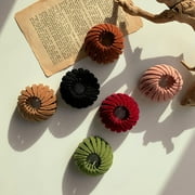 7Pcs Bird Nest Magic Hair Clip, DUAIU Lazy Bird's Nest Plate Hairpin, Expandable Ponytail Holder, Velvet Hair Clips, Hairpin Donut Hair Bun Maker for Women Girls Long Natural Hair Accessories