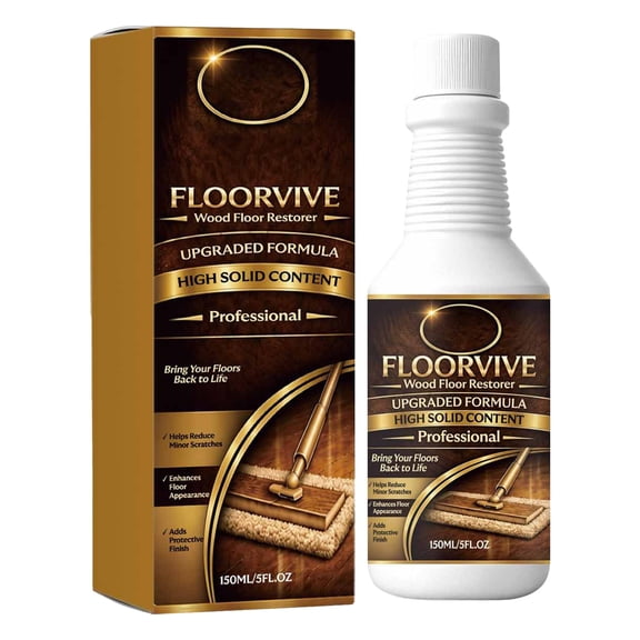 Wood Floor Restorer and Hardwood Polish, 5 Oz High Solid Shine Liquid, Quick Drying Scratch Remover for Laminate Vinyl Floors, YDYB, Makeup Organizers