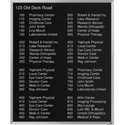 Aarco BOFD3630. Framed Letter Board Message Center
