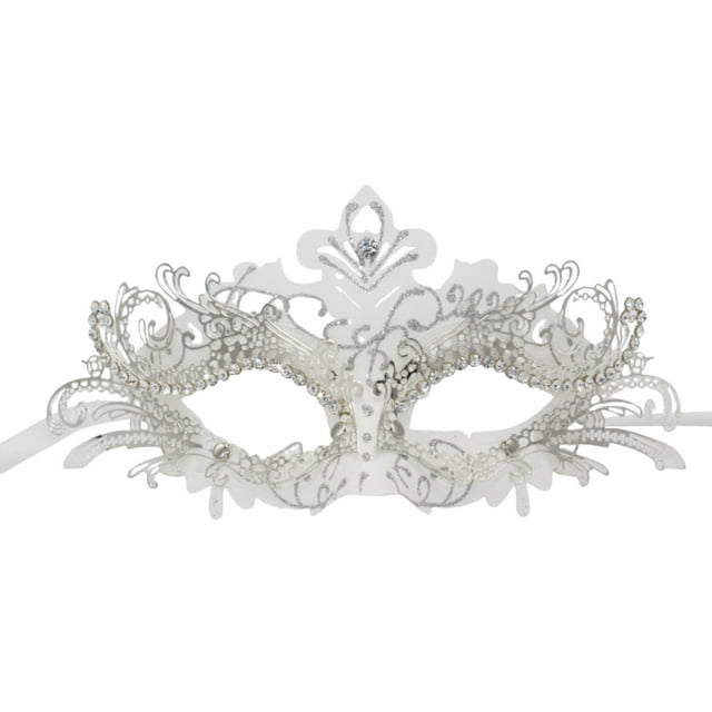 Mens And Womens Masquerade With Rhinestone Chain Carnival Decoration Suitable For Party