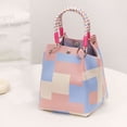 thumbnail image 1 of Bolso de punto para mujer: bolso pequeño y ligero con cierre magnético, bolso de hombro de hilo de poliéster para desplazamientos diarios, compras y viajes, 1 of 8