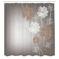 thumbnail image 2 of Ambesonne Art Shower Curtain, Fantasy Bridal Garden Spring, 69"Wx84"L, Taupe Ivory, 2 of 4