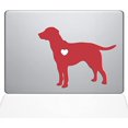 thumbnail image 1 of The Decal Guru I Love My Labrador Retriever Autocollant Vinyle Autocollant, 15" MacBook Pro (2015 et Modèles Plus Anciens), Rouge, 1 of 1