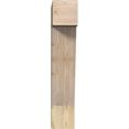 thumbnail image 2 of Ekena Millwork 6"W x 20"D x 32"H Traditional Block Rough Sawn Bracket, Douglas Fir, 2 of 25