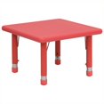 thumbnail image 1 of Bowery Hill 24" x 24" Table d'Activités Carrée en Rouge, 1 of 3