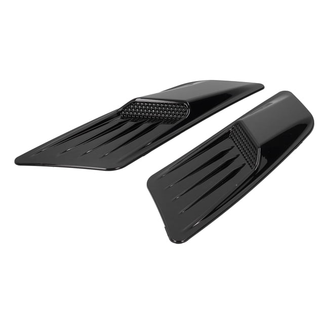 Front Hood Vent Cover, Durable Practical Craftsmanship Intake Scoop Turbo Bonnet Vent Hood with 2pcs for Car