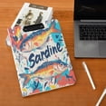 thumbnail image 5 of FORMRS A4 Clipboard Folder with Pen Holder Horizontal Foldable School Office Binder, Yellow Sardines Pattern, 5 of 9
