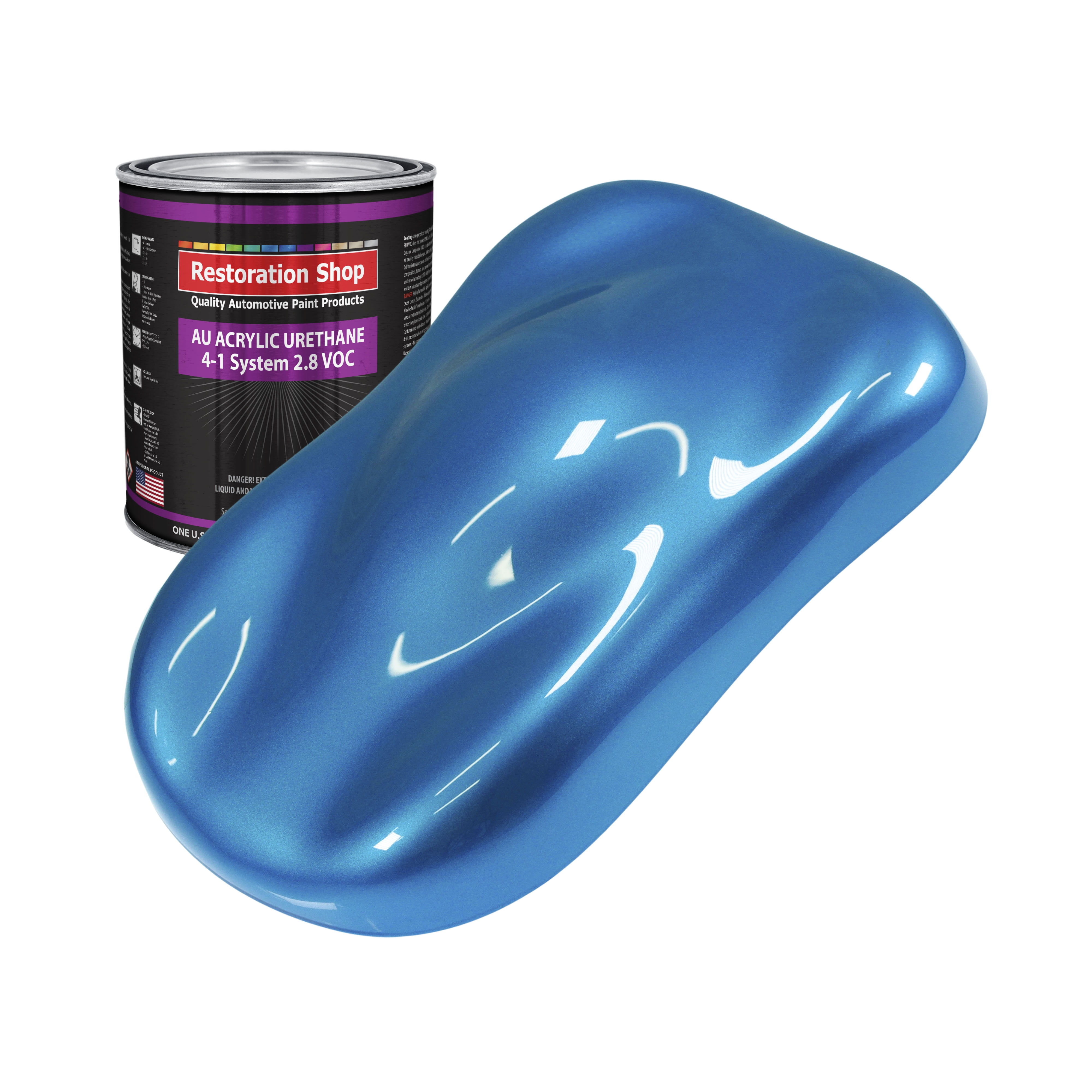 Restoration Shop Intense Blue Metallic Acrylic Urethane Auto Paint