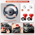 thumbnail image 3 of 2 Uds. Perillas Giratorias para Volante, Accesorios Tractores con Rotación de 360 Grados Automóviles, Camiones y, 3 of 6