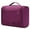 Purple, variant on Large Hanging Travel Toiletry Bag Dopp Kit with Hook Cosmetic Makeup Organizer with Brush Holder Water-Resistant Bathroom for Women Men, Dark Pink