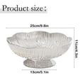 Pedestal Footed Decorative Bowl Modern Round Large Centerpiece For ...