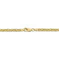 thumbnail image 4 of Primal Gold 14 Karat Yellow Gold 3.25mm Byzantine Chain, 4 of 7