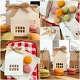 thumbnail image 5 of Wrapables House Shaped Gift Boxes with Ribbons for Weddings, Housewarming, Cookies, Candies, Treats, Party Favors (Set of 24), 5 of 5