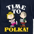 thumbnail image 3 of Peanuts - Time To Polka - Men's Short Sleeve Graphic T-Shirt, 3 of 6