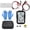 black, variant on Universal Fuel Injector Tester and Cleaner Tool Kit, DIY Cleaning Tool Kit with 8 Size Cleaning Adapters, 8 Pulse Modes, 4 Wires Dual Channel,12V/5V Output
