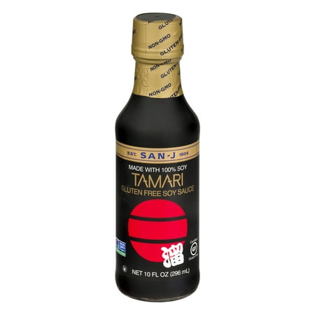 (3 Pack) San-J Naturally Brewed Premium Soy Sauce Tamari, 10 Fl