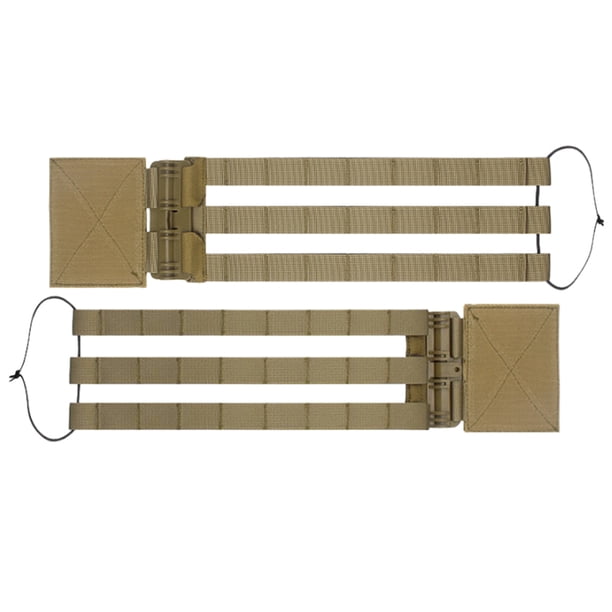 Lateral Faja Esquelética Molle 3 Bandas Conjunto Liberación Rápida Accesorios para Chaleco