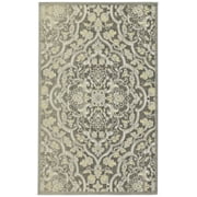 Okara Contemporary Transitional Rug, Gray/Lemon, 8ft x 11ft Area Rug