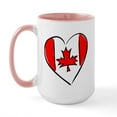 thumbnail image 2 of CafePress - I Love Canada Large Mug - 15 oz Ceramic Large White Novelty Mug, 2 of 4