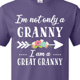 thumbnail image 4 of Inktastic I'm Not Only a Granny I'm a Great Granny with Flowers T-Shirt, 4 of 5