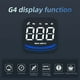 thumbnail image 5 of Riwesomey Pantalla Digital LCD HUD para coche, velocímetro, odómetro, tablero frontal, dirección de conducción, pantalla frontal ajustable, Trazadores de navegación, 5 of 6
