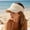 Beige, variant on Women's Knit Open Top Visor Hat Textured Stretch Elastic Breathable Wide Brim Summer Sun Cap Free Size