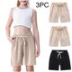 thumbnail image 1 of Odeerbi 2-10 Años Niños Niñas 3 Pcs Verano Algodón Lino Pantalones Cortos Entrenamiento Deportivos Cortos Lindo Color Sólido Pantalones Cortos Suaves Respirables, 1 of 9