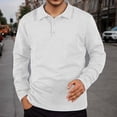 thumbnail image 2 of Krdevn Mens Shirts - Men's Trend Of Fall and Winter Tops Shirt Texture Texture Men's Sports Shirt,Mens Fall Shirts,Color:White,Size:M, 2 of 5