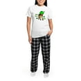 thumbnail image 5 of CafePress - Wee Bit Irish White Women's Light Pajamas - Women's Short Sleeve Print T-Shirt and Pants Light Cotton Pajama Set, 5 of 7