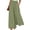 Army Green, variant on Women's Autumn Casual Fashion Elastic Waistband Wide Leg High Waist Long Skirt Pants for Outdoor Wear and Style,Army Green,L