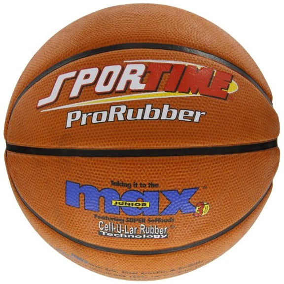 Sportime 017075 Max Junior 27.5 In. Prorubber Basketball- Tan
