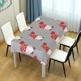 thumbnail image 7 of Coolnut Valentine's Day Gnome Rectangle Tablecloth, Waterproof Washable Polyester Table Cover for Kitchen Dinner Party, 60 x 120 Inch House Decor, 7 of 7